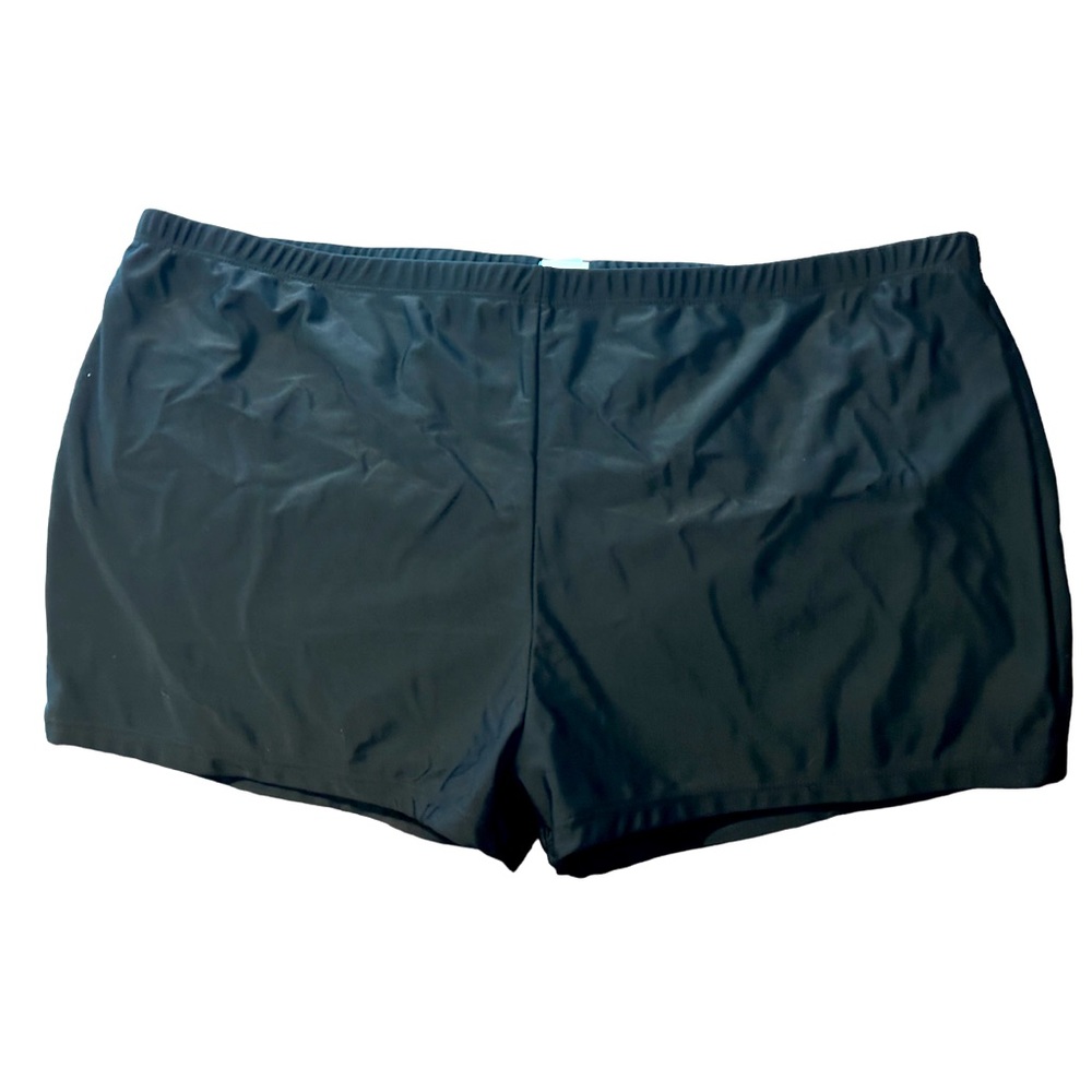 Septangle Black Swim Short Bottoms Size 22
